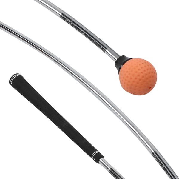 Golf Swing Trainer Stick A363 Orange Gummi Inomhus Putting Utrustning