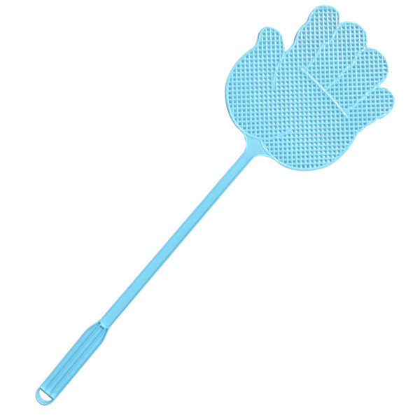 6 st Flyracketar i Plast med Långt Handtag, Flera Färger, Anti-Skadedjur