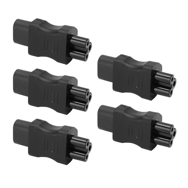 5st IEC320 C8 till C5 Strömadapter 10A 250V 2500W för PDU PC Dator