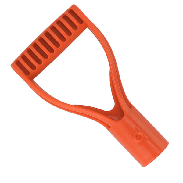 Spade-kahvan muovi 32 mm sisähalkaisijalla D-muotoinen kahva Lapiokahvan vaihto lumilapioon kaivamiseen haravointiin Oranssi
