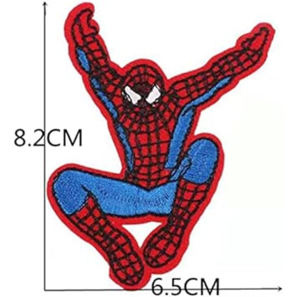 20st diverse broderad tyglapp för dinosaurier Spider-Man