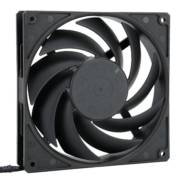 F140 14 cm Lav Støj Sort CPU Køleventilator til Stationær Computer