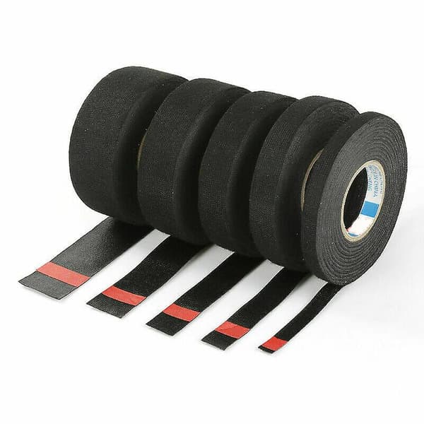 Teiprull Selvklebende Stoff Bil Ledningsnett Bil Isolasjon Lydteip 19mm*15M