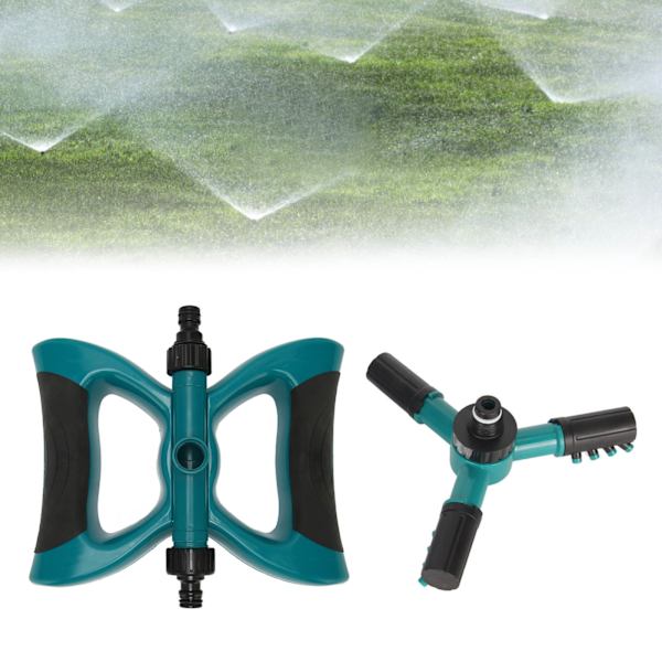 Have Sprinklere til Have 3-Arms Sprinkler 12 Indbyggede Dyser Græsplæne Sprinkler 360 Graders Rotation G3/8