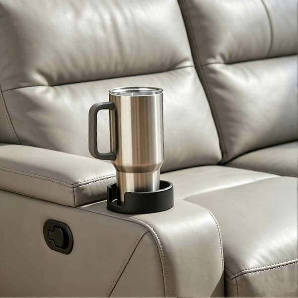 【02】Drikkespildsforebyggende bordskåner Universal Sofadrikkestabilisator til store kopper