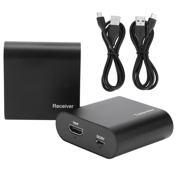 60M HDMI Extender Sender Modtager Enkelt Netværkskabel 4.5Gbps