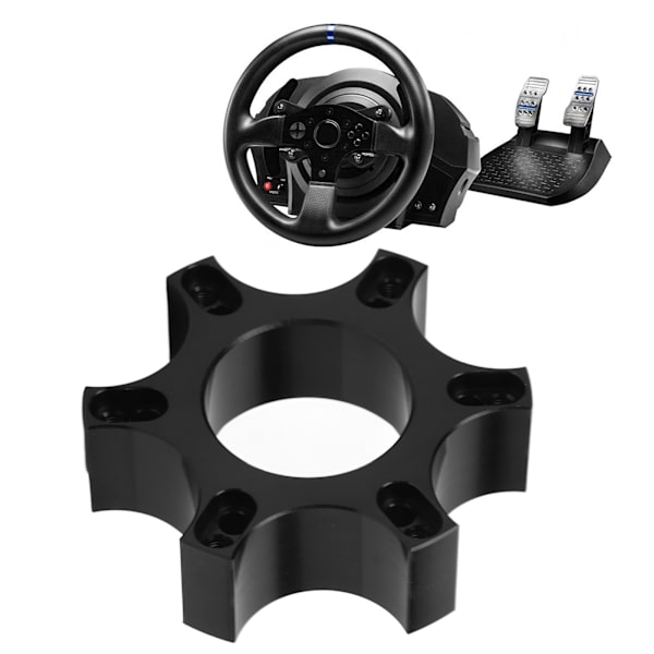70mm Styrningshjul Adapterplatta Aluminiumlegering Styrningshjul Tillbehör för Thrustmaster T300RS för 599 P310 R383