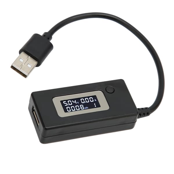 USB Spänning Ström Tester LCD Display 50mA 3500mA USB Multimeter 3V 15V 0.05A 3.5A