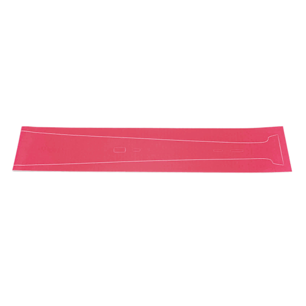 Midtskin for PS5-konsollen, ripesikker, integrert midtre stripe, klistremerke, konsollens midtre del, beskyttelsesstripe, film, rød