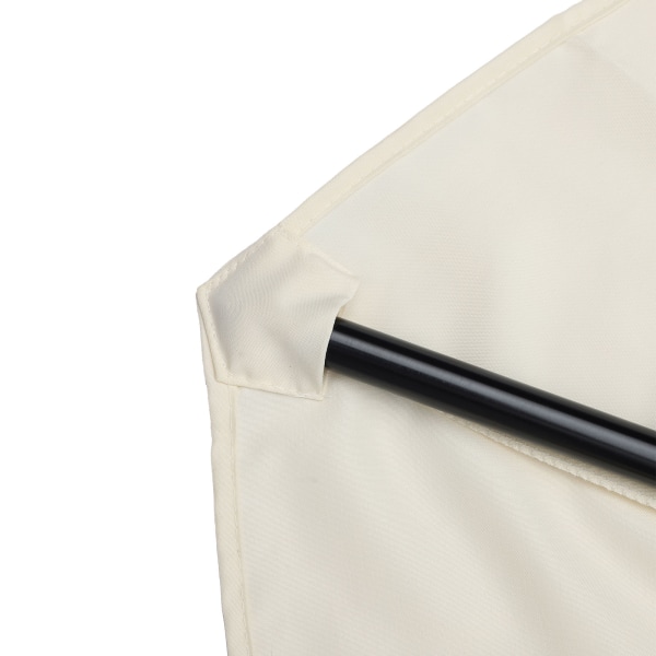 2,7m 6-rib solparasoll för utomhus, parasoll, innergårdsparasoll (endast parasolltyg) (khaki färg)