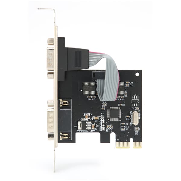 PCIE til 2 seriel port adapter udvidelseskort til Windows Linux Mac desktop PC