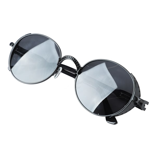 Unisex Retro Polarisoivat Aurinkolasit Miehille & Naisille - Musta Kehys Harmailla Linseillä, Malli C32