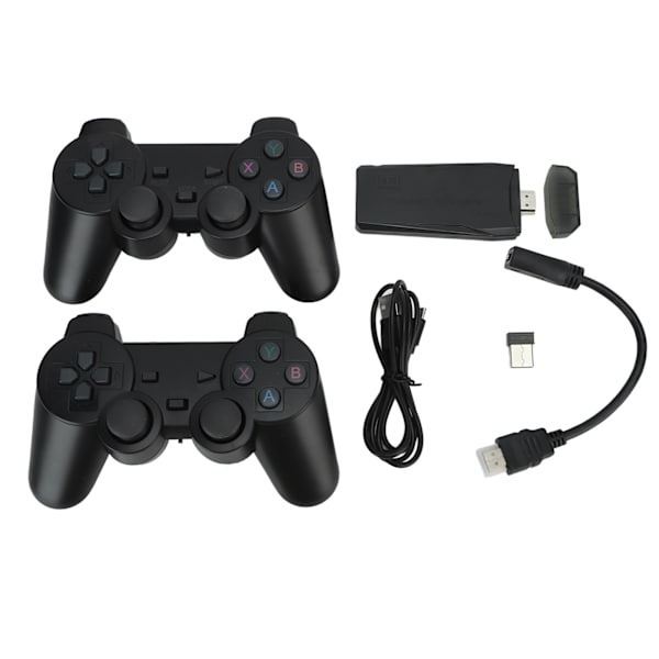 Videospilkonsollen med 2.4G Bluetooth-controller HD 1080P USB trådløs TV-spilkonsollen 64G