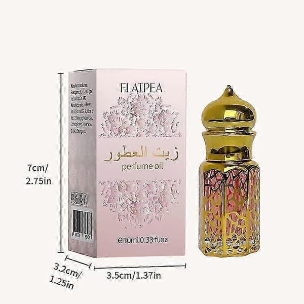 【02】Arabisk Roll-on Parfym, Mandarin Apelsin Doft, Bärbar Parfym 10ml