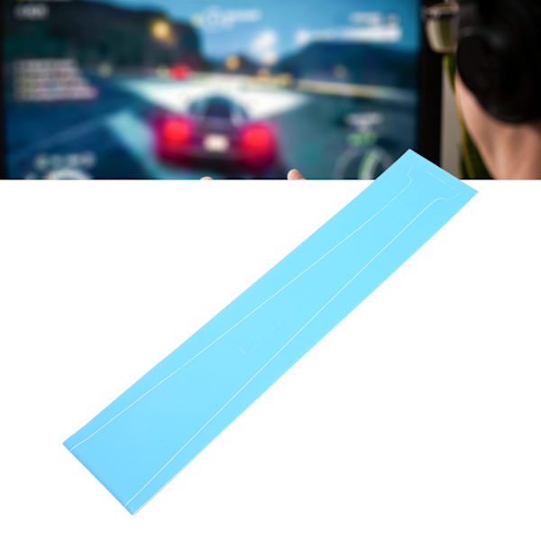 Midtskin for PS5-konsollen, integrert, ripebestandig, midtre strimmelklistremerke for PS5 Digital Edition-vert, blå