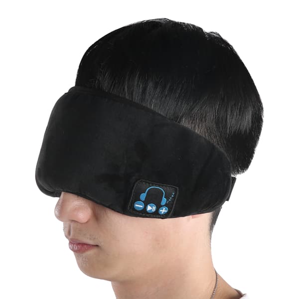 Trådløs Smart Bluetooth Øyemaske for Søvn Avslapning Elastisk Pustende Øyenskygger