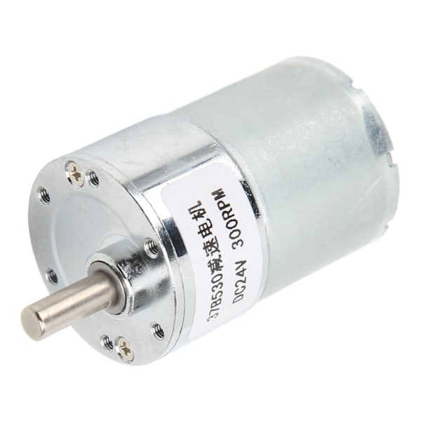 DC-vaihdemoottori 37B530 300RPM Alumiiniseosvaihteisto Moottori Kotiautomaatioon, 24V DC