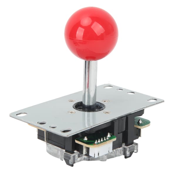 DIY USB Controller Computer Rocker Game Stick Joysticks med kontrolchip til Arcade Game Rød