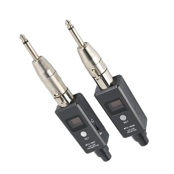 Trådløst mikrofonsystem XLR-sender mottakeradapter for dynamisk mikrofon