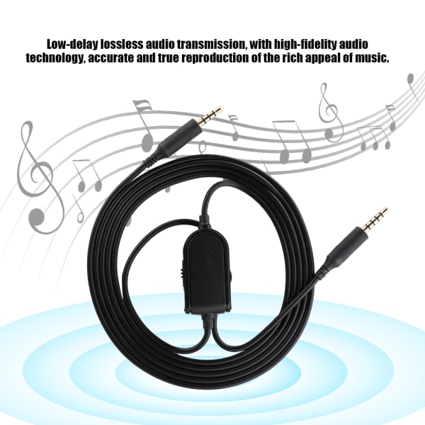 Audiokabel for Logitech Astro A10 A40 A30 A50 hodetelefoner med tuning