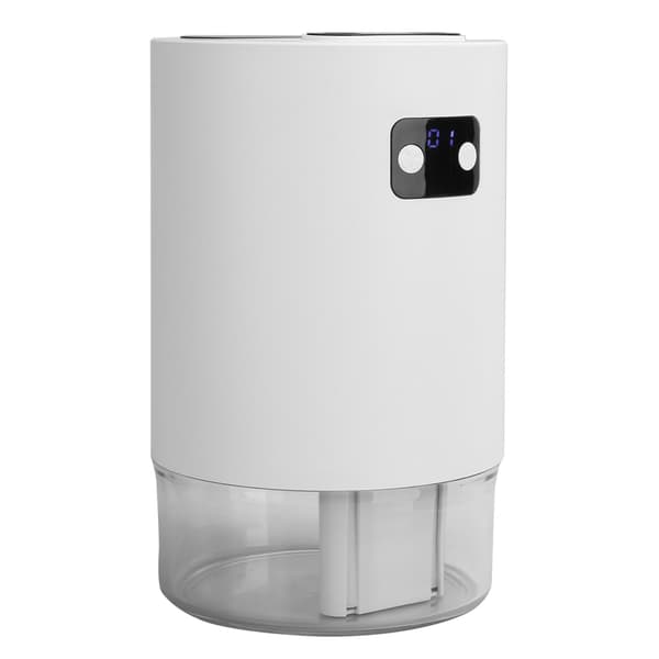 Bærbar Desktop Luftkøler Ventilator Luftfugter med Digital Skærm og Timerfunktion