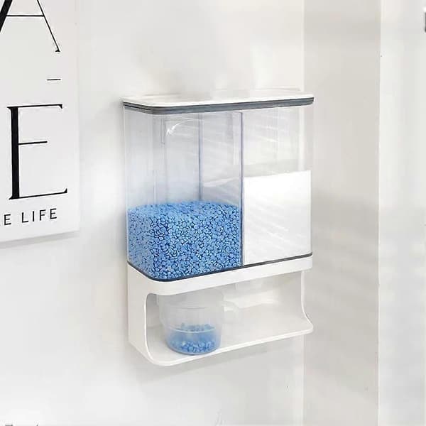 Wall-Mounted Laundry Detergent Dispenser - Versatile Storage for Scent Boosters with Included Cups