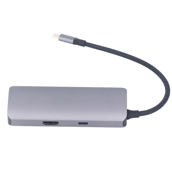 Type-C-telakointiasema Alumiiniseos USB 3.0 RJ45 Monitoiminen telakointiasema Windowsille 6-in-1