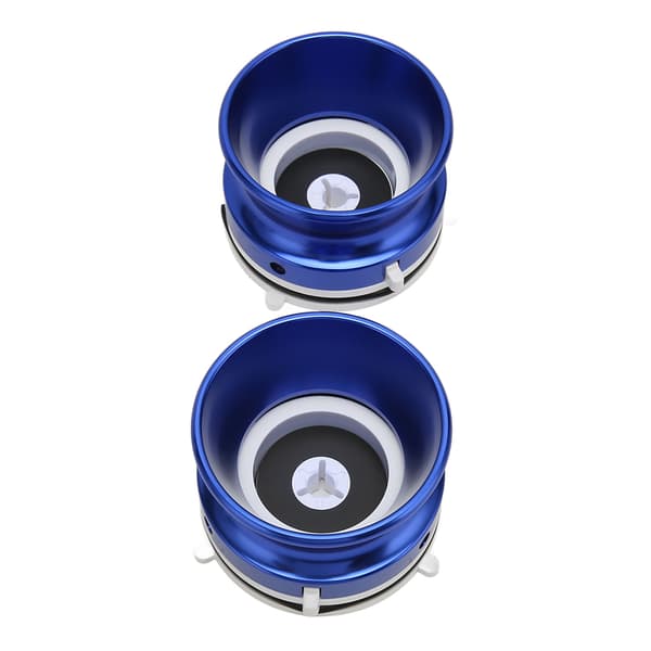 2 stk. NAB-hubadaptere til Studer ReVox Universal Loading Device 10 tommer Åbner Poleret aluminiumsbase til Akai Teac