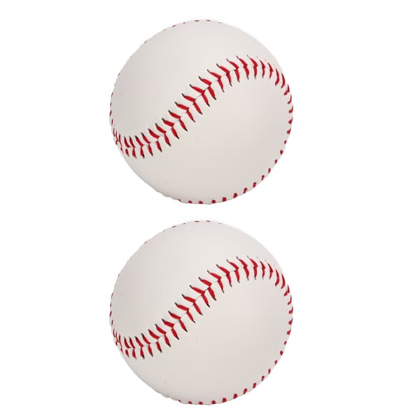 Professionell Utomhusträning Baseboll PU Läder Hård Softball 2st