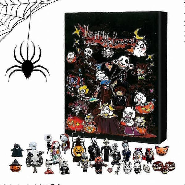 Halloween Nedtællingskalender Blind Box 3D Zombie Gyserpynt-LY2 Model A