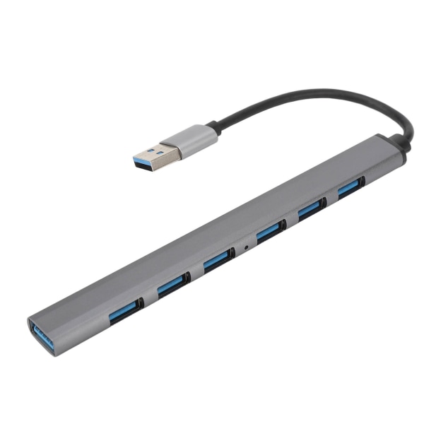 USB Hub 7 Portar USB Expander Splitter för dator Laptop Skrivare Kamera Keyborad Mus