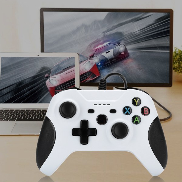 USB Wired Game Handle Gamepad-kontroller Støtte PC-dataspill for XBOX ONE-W