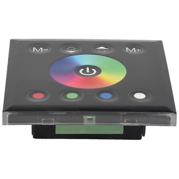 DC12V-24V RGB / RGBW Vægmonteret Touch Panel Controller Glaspanel Lysdæmperkontakt Controller til LE