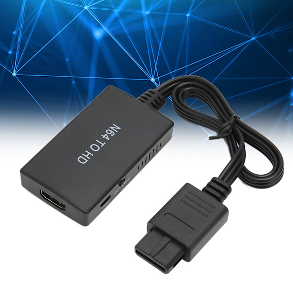 For N64 til HD Multimedia Interface Konverter Støtter 720P 1080P Skift Fuldt HD Videoadapter til N64 Display Mode