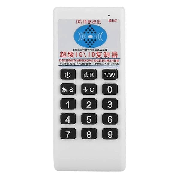Håndholdt RFID-kopimaskin leser skriver duplikator 125KHz 13.56MHz frekvens ID IC-kortprogrammerer