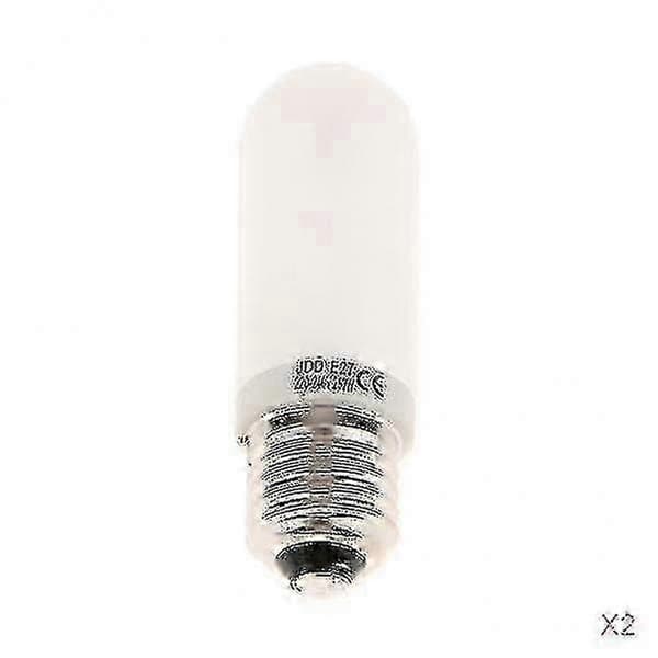 2-pack E27 Halogen Modellampa 250W Frostat Glasrör