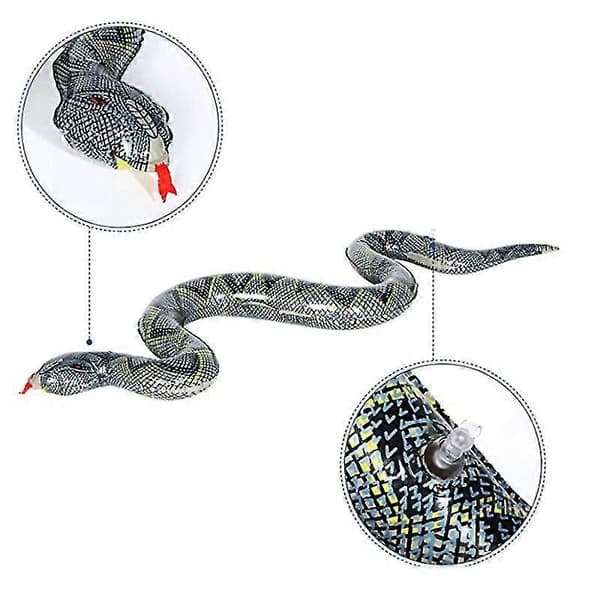 Pvc Uppblåsbar Python Simulering Uppblåsbar Orm Knepig Liten Djurleksak Uppblåsbar Leksaksorm