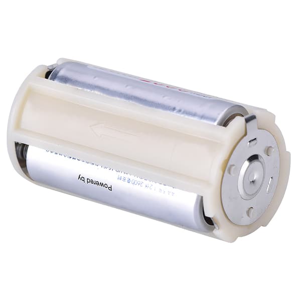 10 stk. AA til D Batteriadapter Konverter 4,5V Tandemforbindelse Holder Case