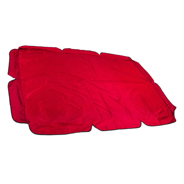 Swing Canopy 600D Sølvbelagt Oxford Cloth Vanntett Swing Top Cover for Outdoor Red