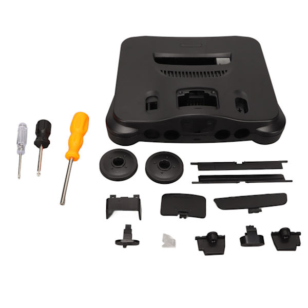 Retro Spillkonsollveske Universalt Erstatningsveske for Spillkonsoll Beskyttende Skall for N64 Retro Spillkonsoll Svart