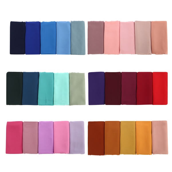 Monokrom perle chiffon bobleplast turban Dame hijab sca