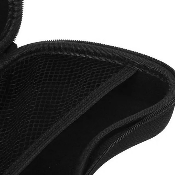 Spillbeskyttende og støtsikker oppbevaringsveske for gamepad, hardt etui for PS5-tilbehør, svart