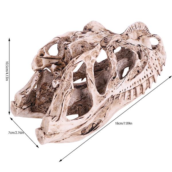 Resin Dinosaur Skull Model: Realistisk Dyreskelet til Hjem og Kontor Dekoration, Håndværk og Uddannelsesmæssig Visning