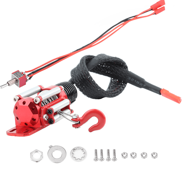 1:10 RC-kiipeilyautojen sähköinen metallivinssi, yhteensopiva SCX10-, D90-, D110-, TF2-, TRX4- ja KM2-malleille