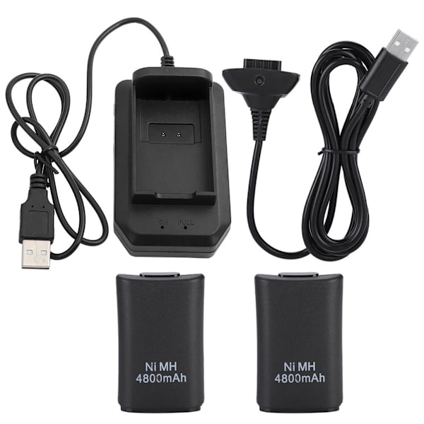 Laddningsbart Batteripaket för XBOX 360 4800mah Ersättningsbatteripaket för XBOX 360