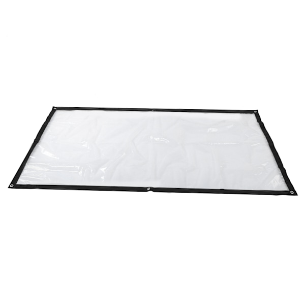 1mx2m Regnseil Transparent Dekk Solseil Hage Bonsai Sukkulenter Planter Dekk Ly