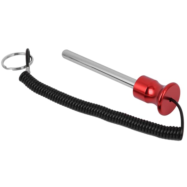 Magnetisk viktstapelstift med dragrep, styrketräningsaccessoar, röd