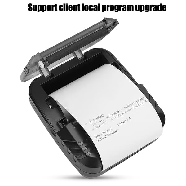Bærbar Bluetooth termisk etiketprinter 78 mm kvitteringsprinter US-stik