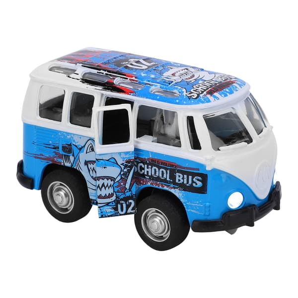 1 36 Mini Legering Simulation Bil Bus Model med Lyd Lys Træk Tilbage Legetøj Gave til Børn