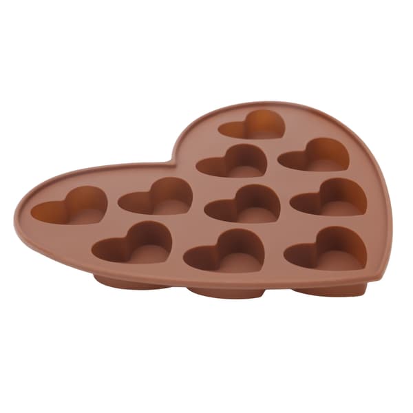 Hjerteformet silikone chokoladeforme NonStick bageform DIY kage slik bageudstyr